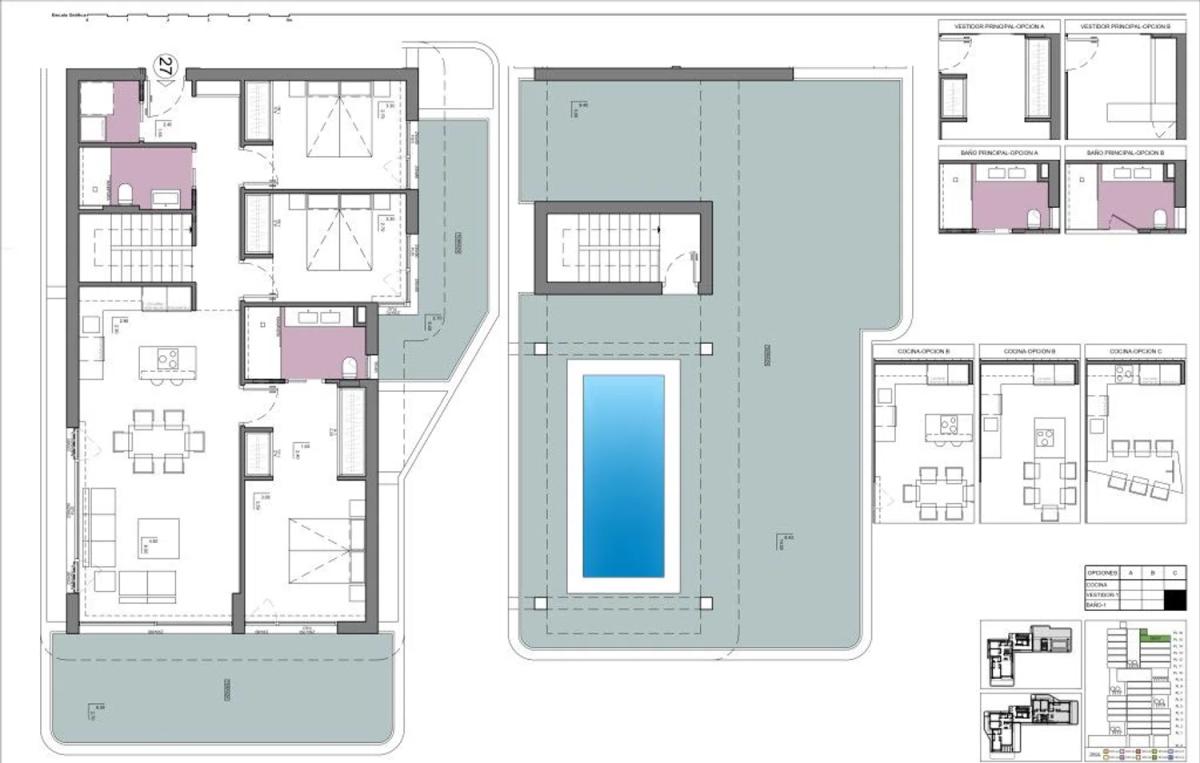 Venta de ático en Playa de Fossa-Levante, Calpe plan 1