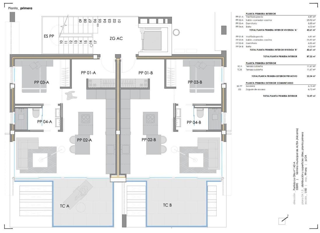New construction Bruag Residences in Altea plan 2