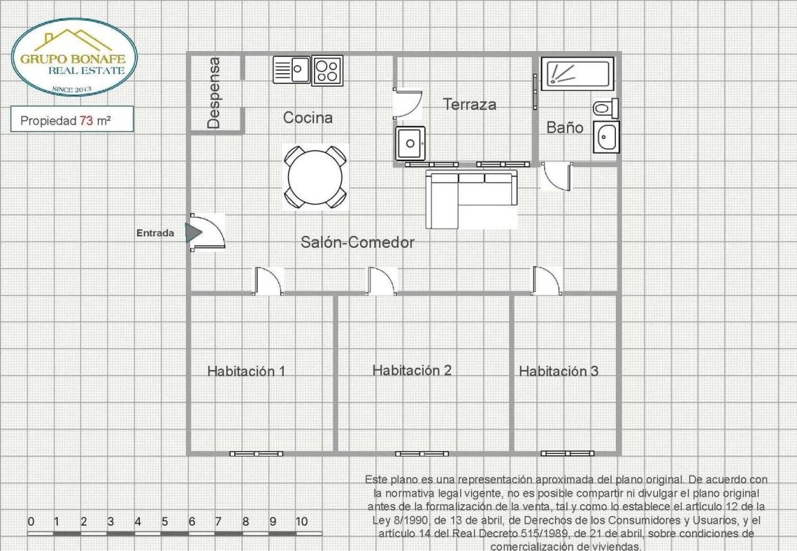 Venta de piso en Calle el Campello, Mutxamel
plan 1
