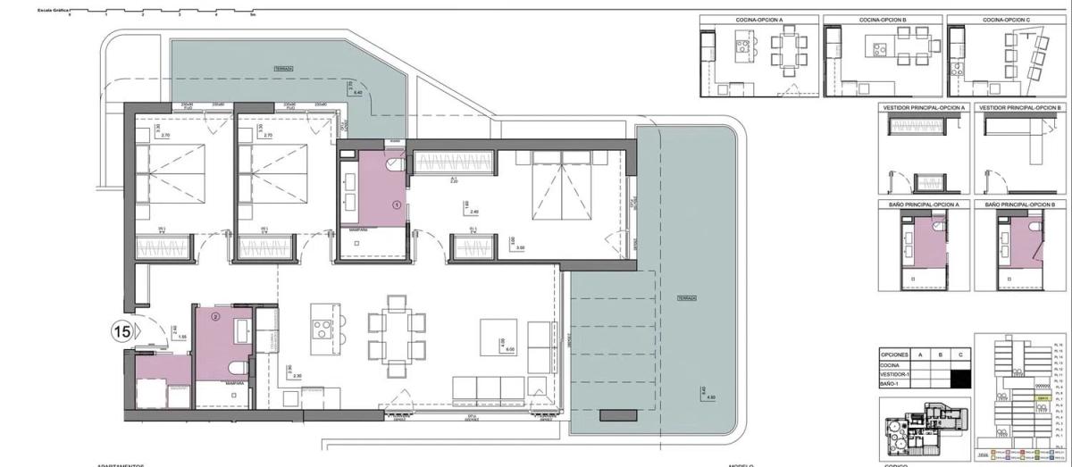 Sprzedaż mieszkania w Manzanera-Tosal, Kalpe
plan 1