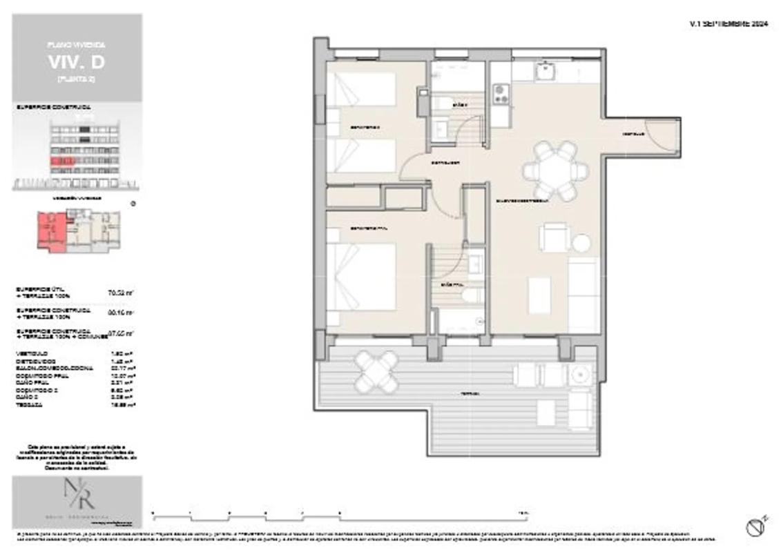 Obra nueva NELIA RESIDENCIAL en Alicante / Alacant (Revista) plan 1