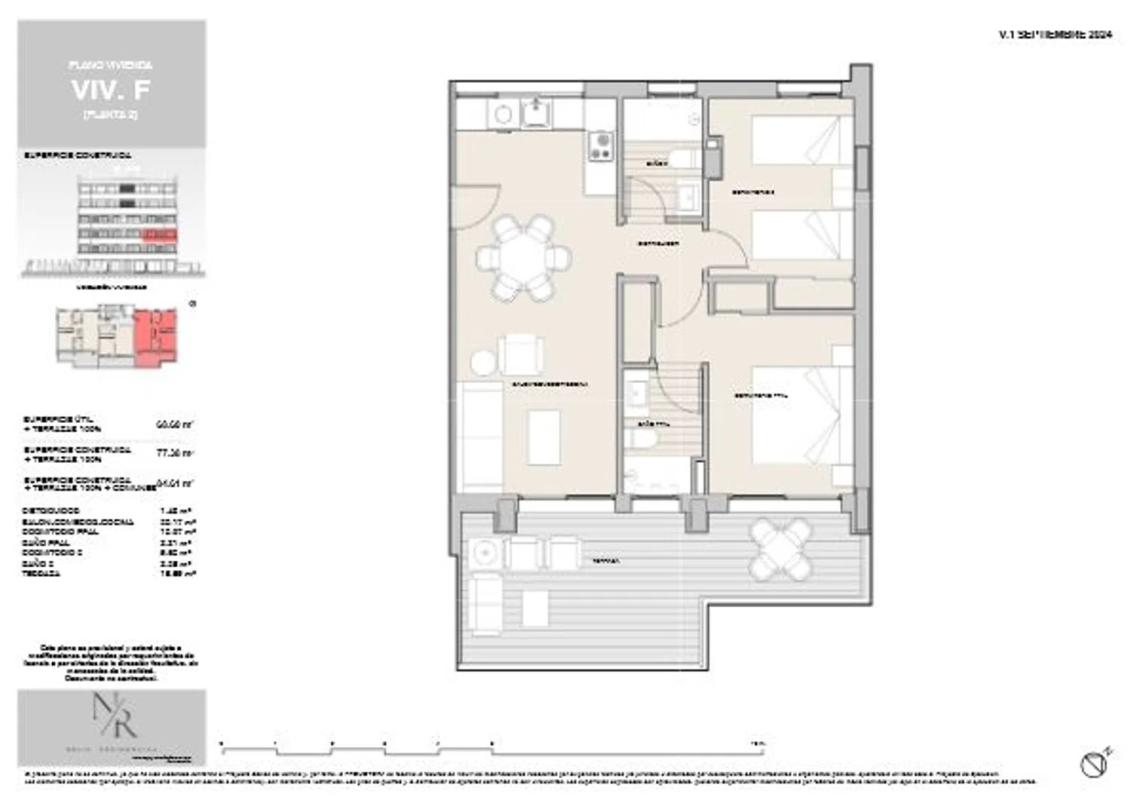 Obra nueva NELIA RESIDENCIAL en Alicante / Alacant (Revista) plan 2