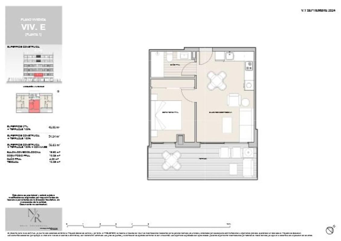 Obra nueva NELIA RESIDENCIAL en Alicante / Alacant (Revista) plan 5