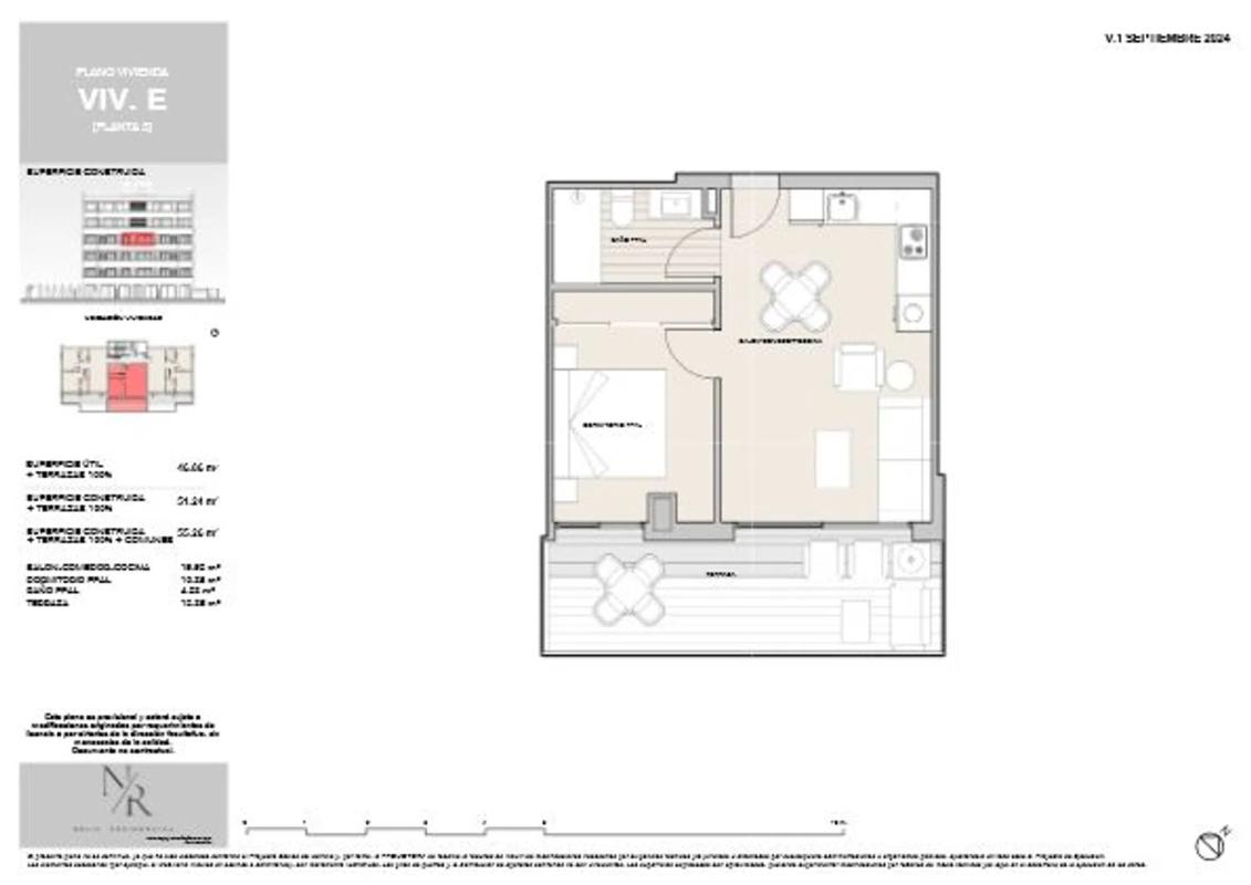 Obra nueva NELIA RESIDENCIAL en Alicante / Alacant (Revista) plan 7