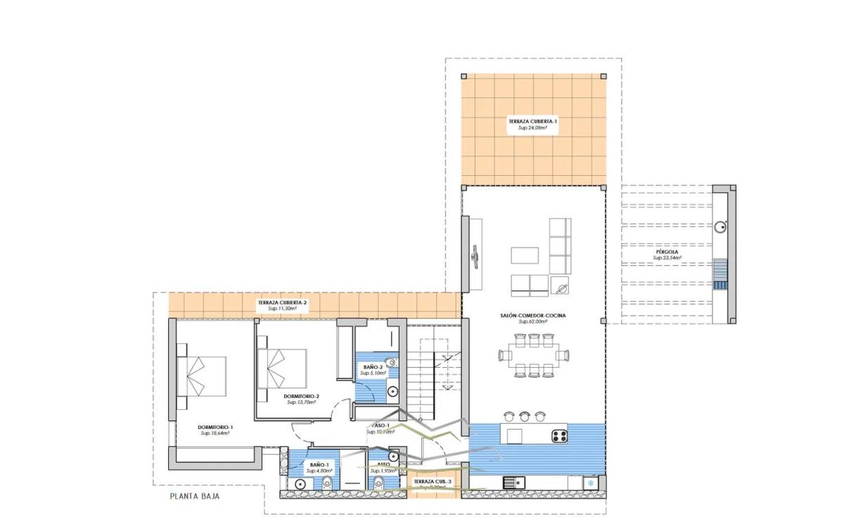 New construction Villa en Jávea in Jávea/Xàbia plan 2