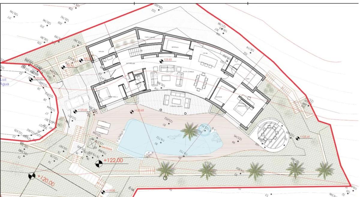 Obra nueva Villa de Lujo a la venta con Vista al Mar en Jávea/Xàbia (Revista) plan 3