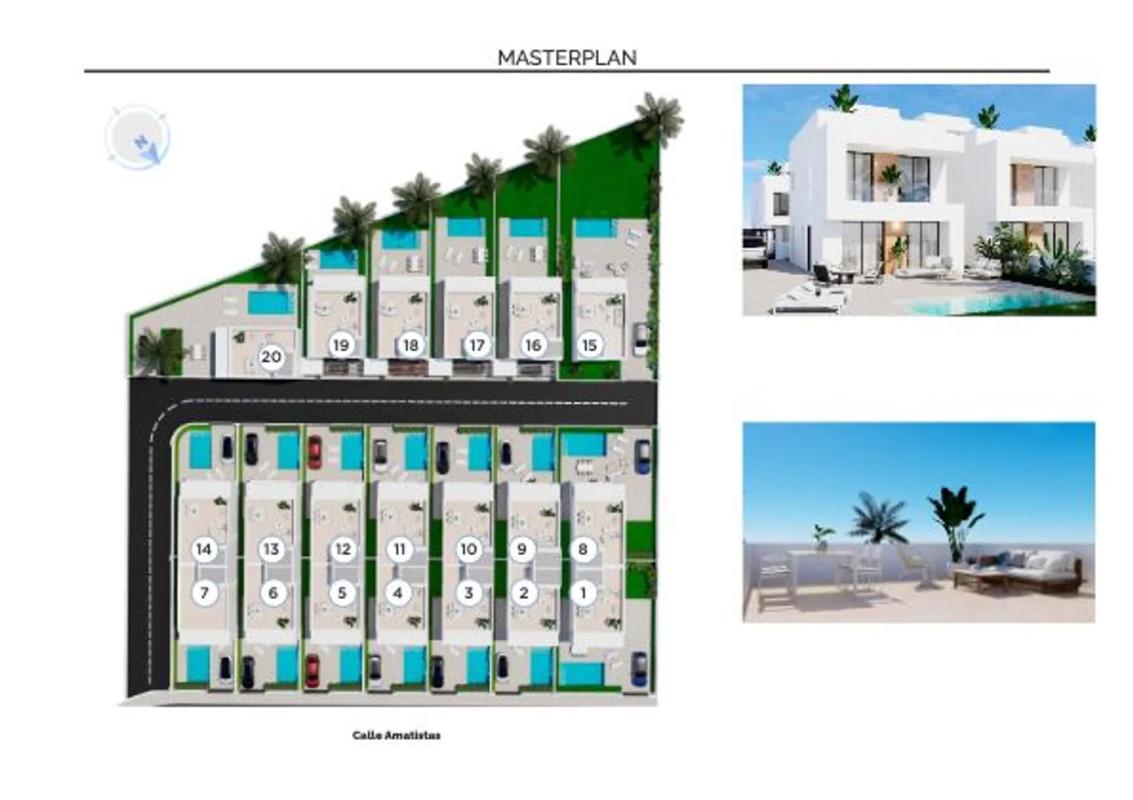 Obra nueva Villas en La Zenia, Orihuela Costa en Orihuela (Revista) plan 1