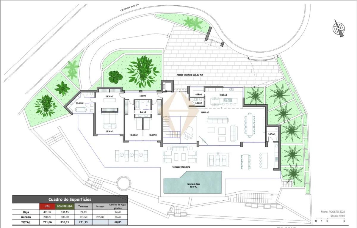 Nowa nieruchomość Villa Icon w Benissa plan 1