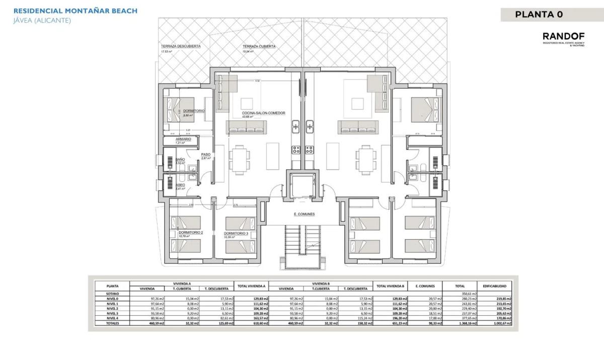 Obra nueva Montañar Beach en Jávea/Xàbia (Revista) plan 3