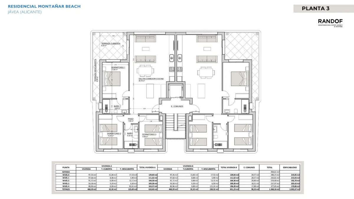 Obra nueva Montañar Beach en Jávea/Xàbia (Revista) plan 5