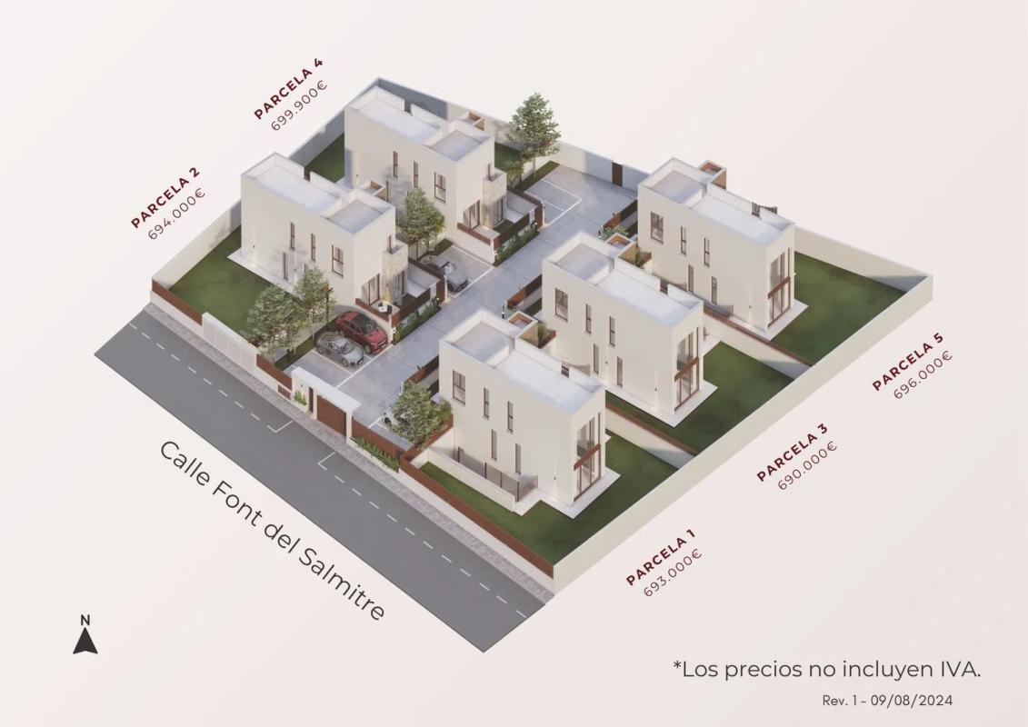 Obra nueva MARSALA VILLAS I en Alicante / Alacant (Revista) plan 1