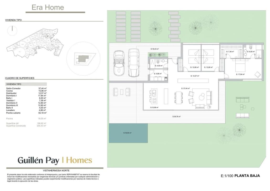 Obra nueva Era Home en Alicante / Alacant (Revista) plan 1