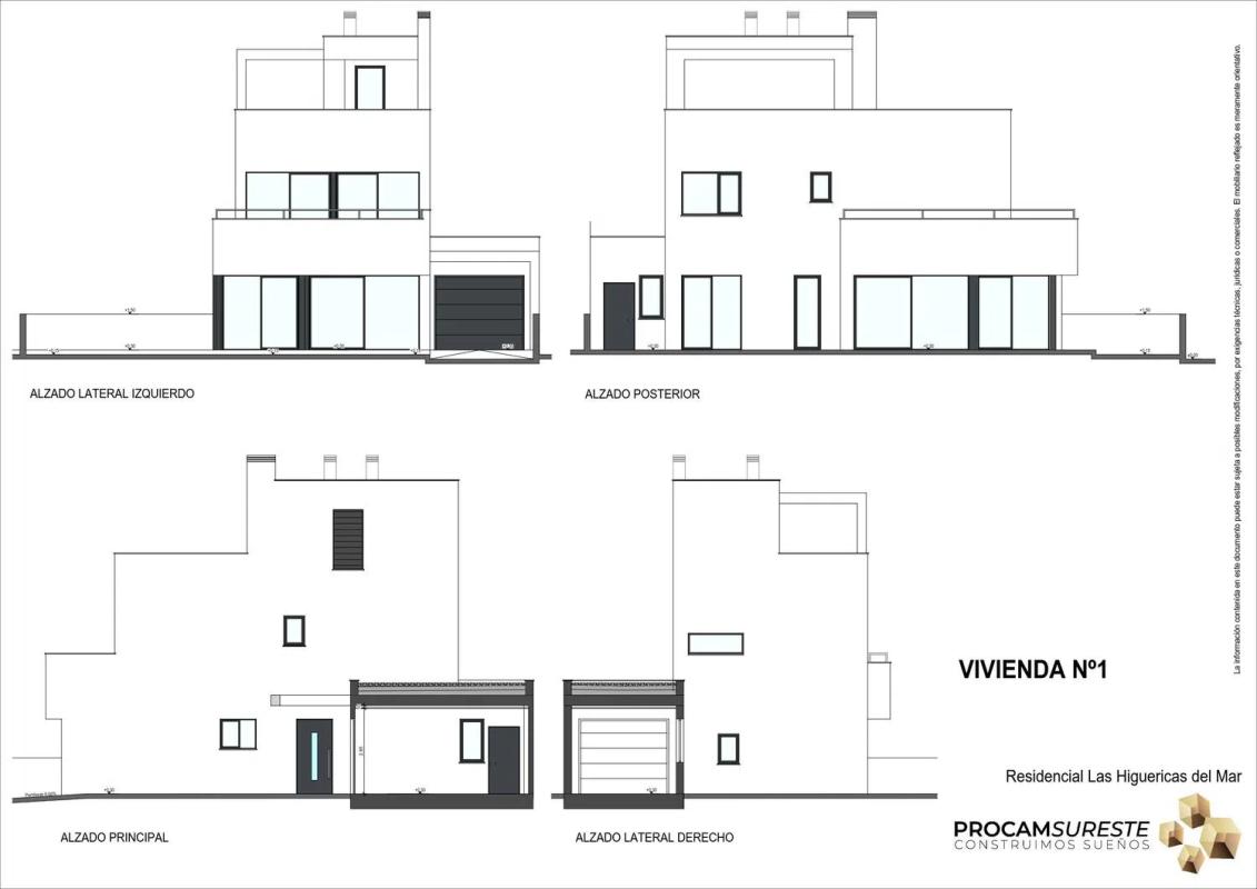 New construction Villa Azalea LAS HIGUERICAS in Pilar de la Horadada plan 2