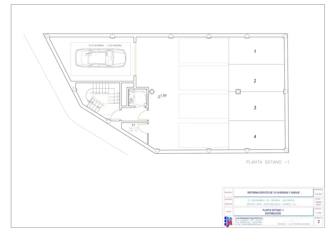 Продажа квартиры на Calle Benigembla, 4, Бенисса
plan 2