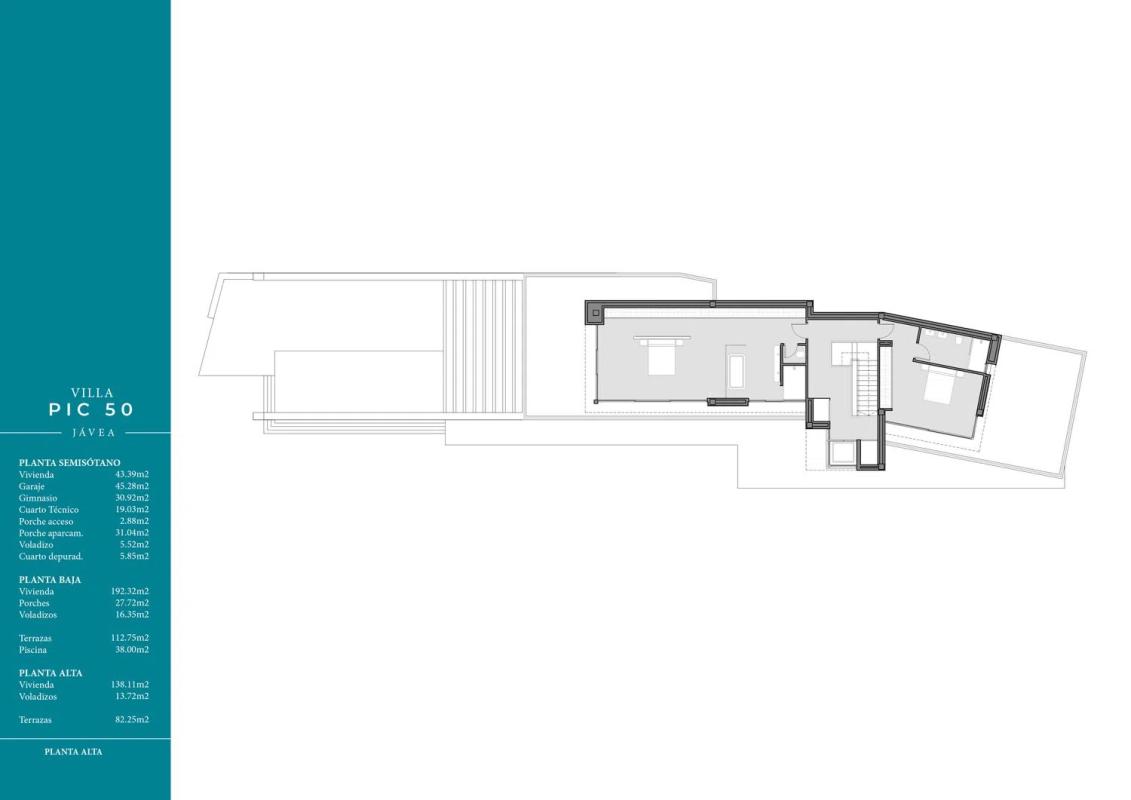 Obra nueva Pic 50 en Jávea/Xàbia (Revista) plan 1