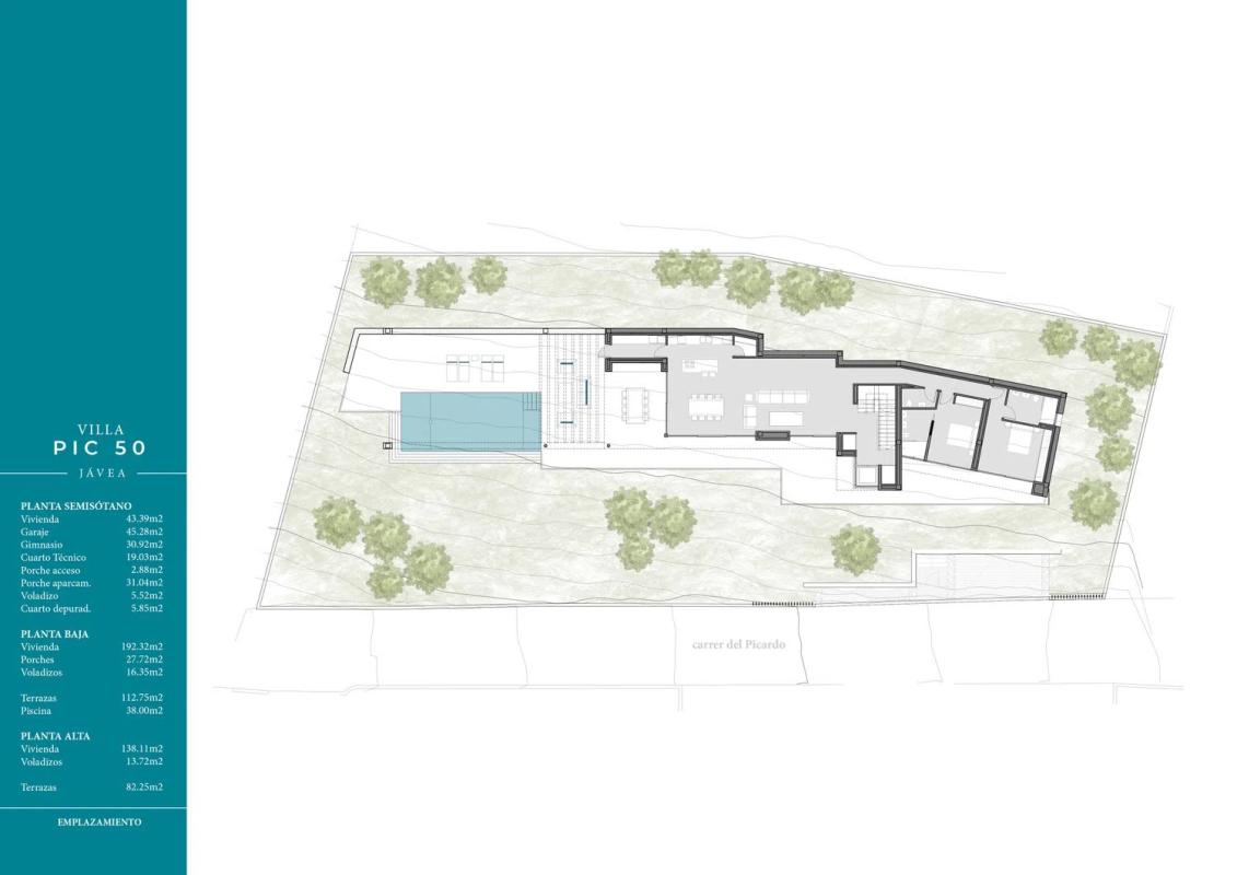 Obra nueva Pic 50 en Jávea/Xàbia (Revista) plan 2