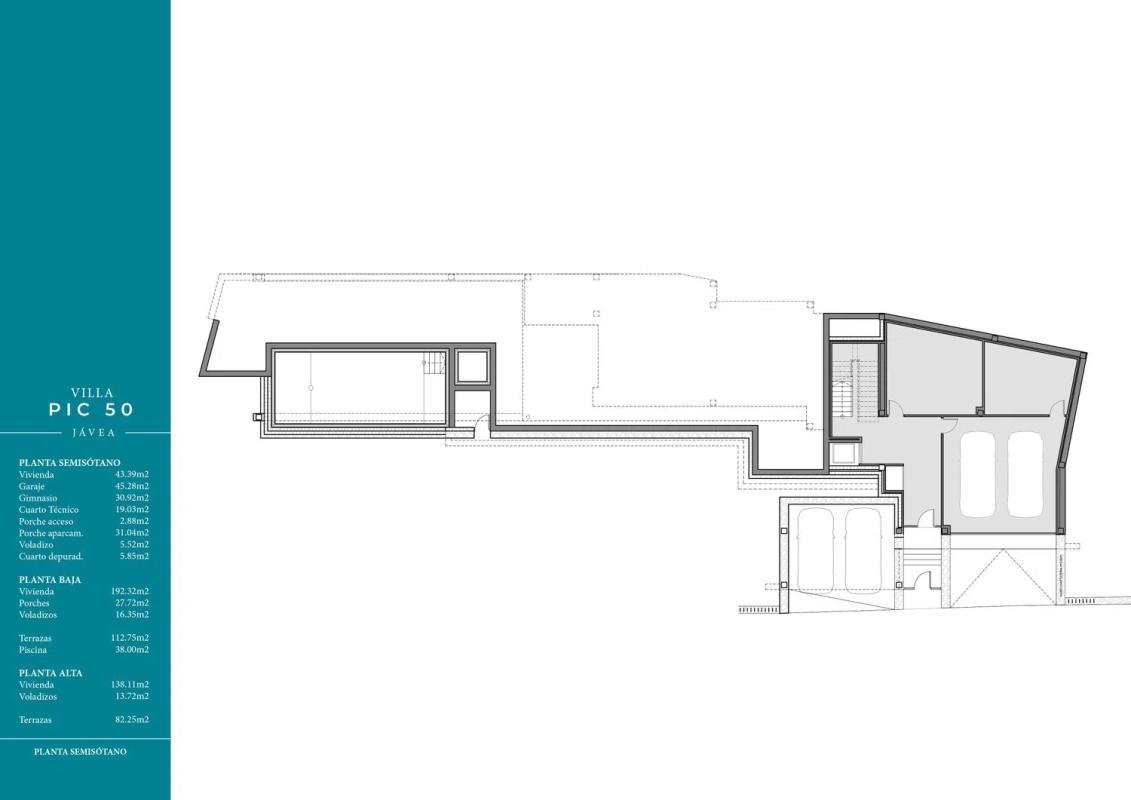 Obra nueva Pic 50 en Jávea/Xàbia (Revista) plan 3