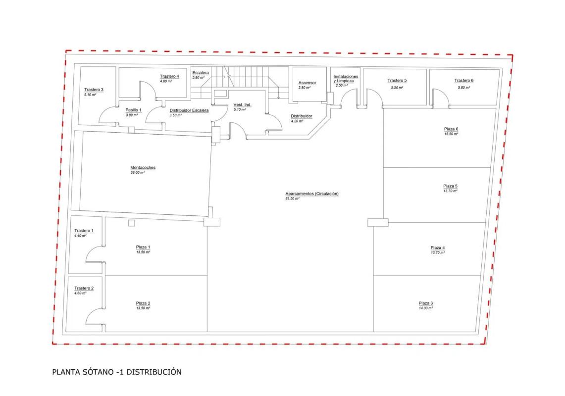 New construction 11 VIVIENDAS EN ALAMEDA PRINCIPAL in Málaga plan 2