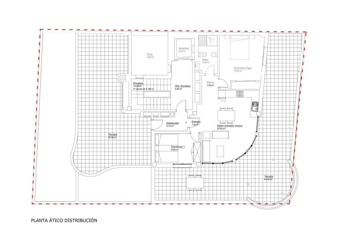 New construction 11 VIVIENDAS EN ALAMEDA PRINCIPAL in Málaga plan 5