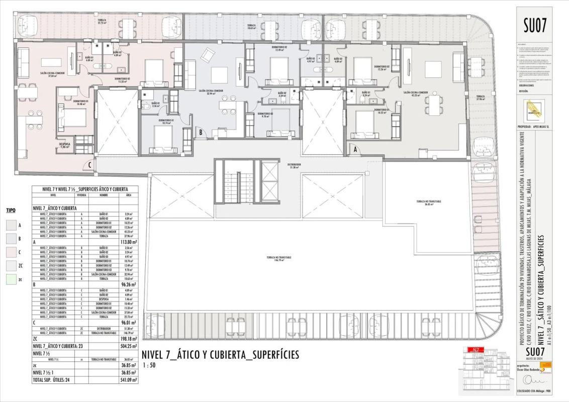 Venta de piso en Calle Río Benamargosa, 20, Mijas
 plan 7
