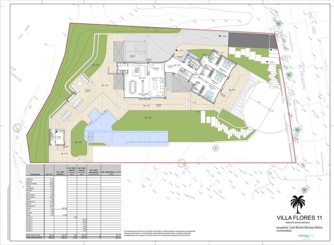 Obra nueva VILLA FLORES EN RANCHO DE SANTA MONICA en Benalmádena (Revista) plan 2