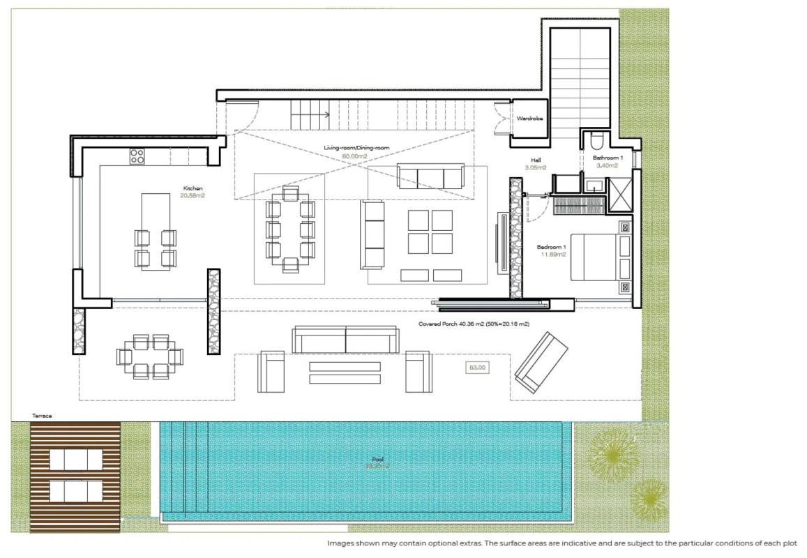 New construction Villa Flamingos 5.1 in Benahavís plan 1