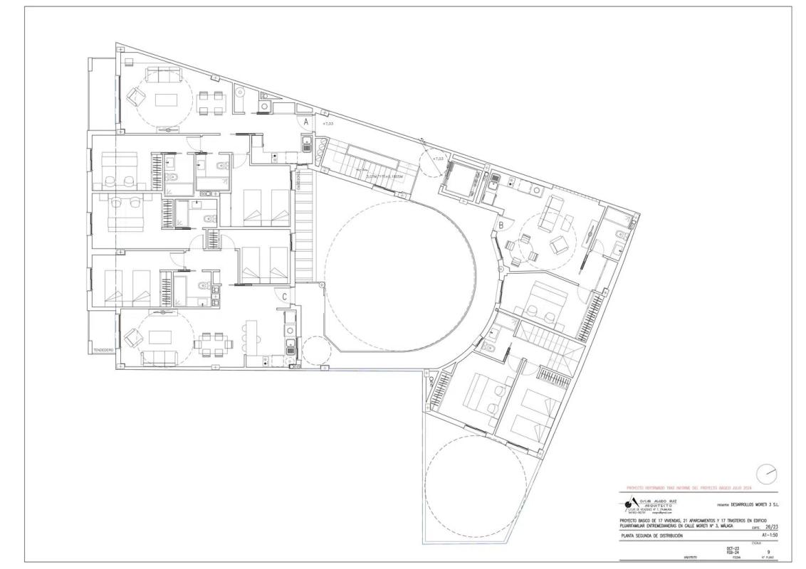 New construction CALLE MORETI 3 in Málaga plan 9