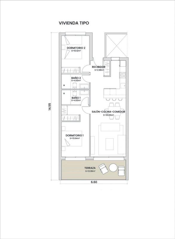 Obra nueva Seaviews by Puerto Narixa en Torrox (Revista) plan 1