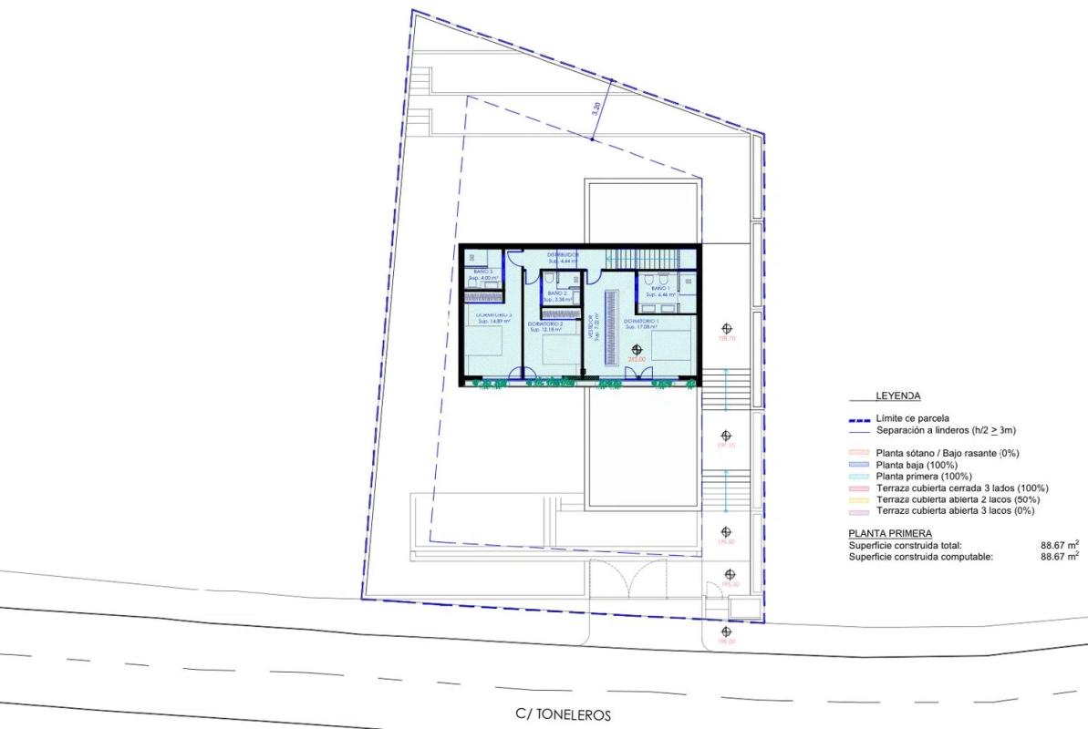 New construction Toneleros in Alhaurín de la Torre plan 3