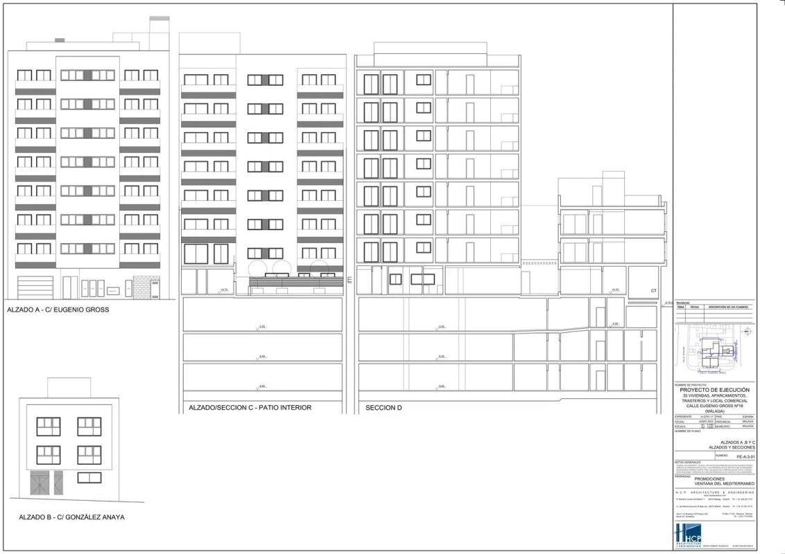 Venta de piso en Calle Eugenio Gross , 18, Málaga
 plan 1