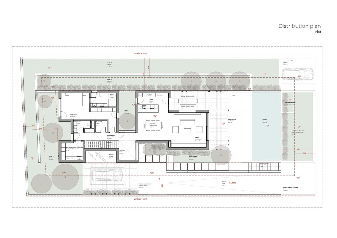 Obra nueva Bay View Model 05 en Moraira (Revista) plan 3