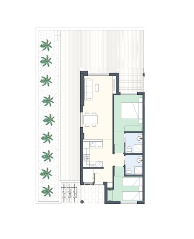 Venta de ático en  Torre de la Horadada , Pilar de la Horadada plan 3