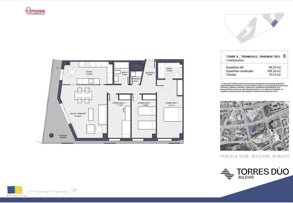 Obra nueva Torres Dúo Bulevar en Burgos (Revista) plan 1