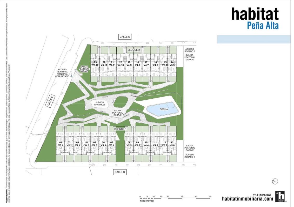 Obra nueva Chalet adosado en calle de la Pitera s/n en Alicante / Alacant (Revista) plan 1