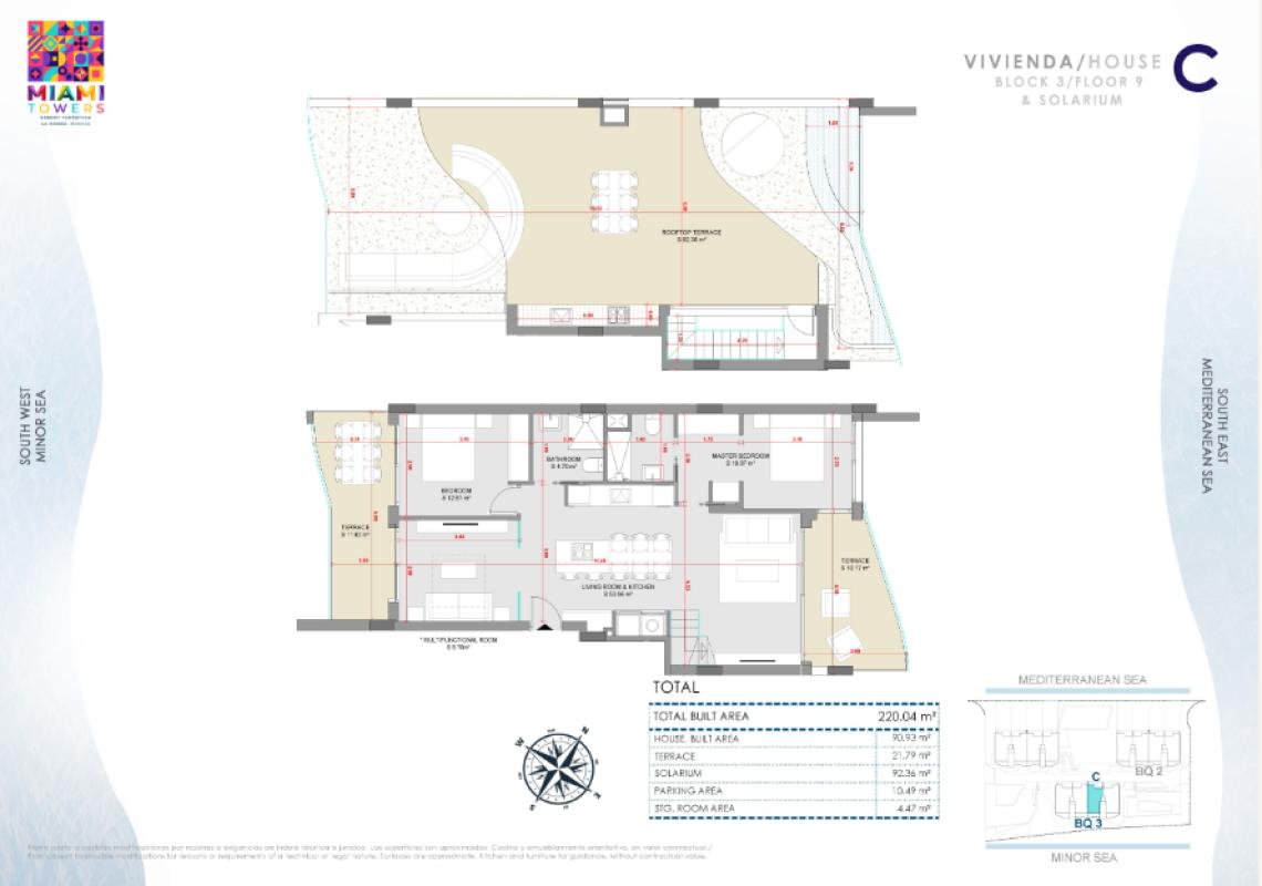Miami Towers, Ла-Манга Дель Мар Менор
plan 2