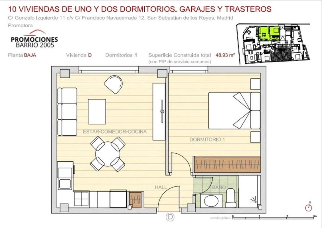 Nowa nieruchomość Calle Gonzalo Izquierdo w San Sebastián de los Reyes plan 1