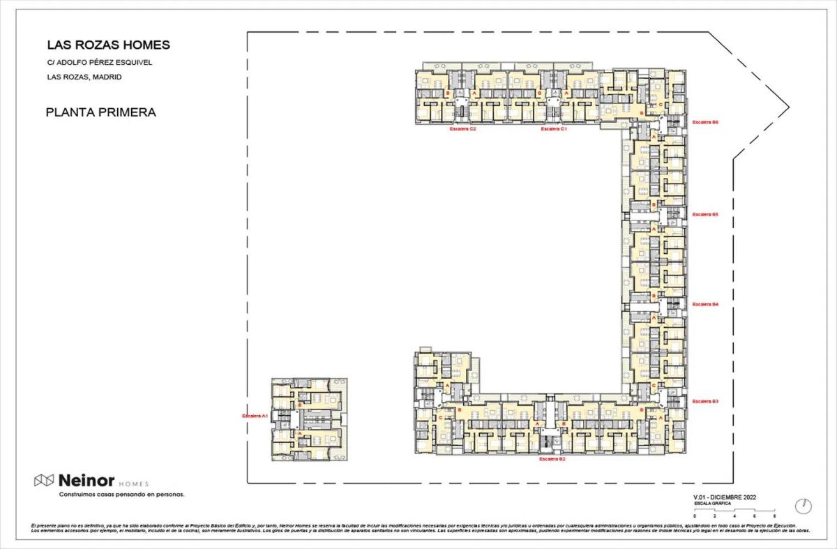 Obra nueva Las Rozas Homes en Las Rozas de Madrid (Revista) plan 1