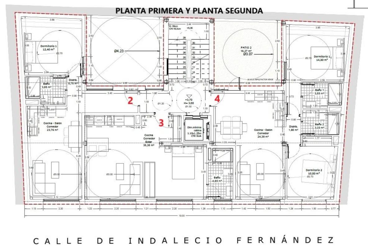 Новостройка Indalecio Fernández 40 в Мадрид plan 2