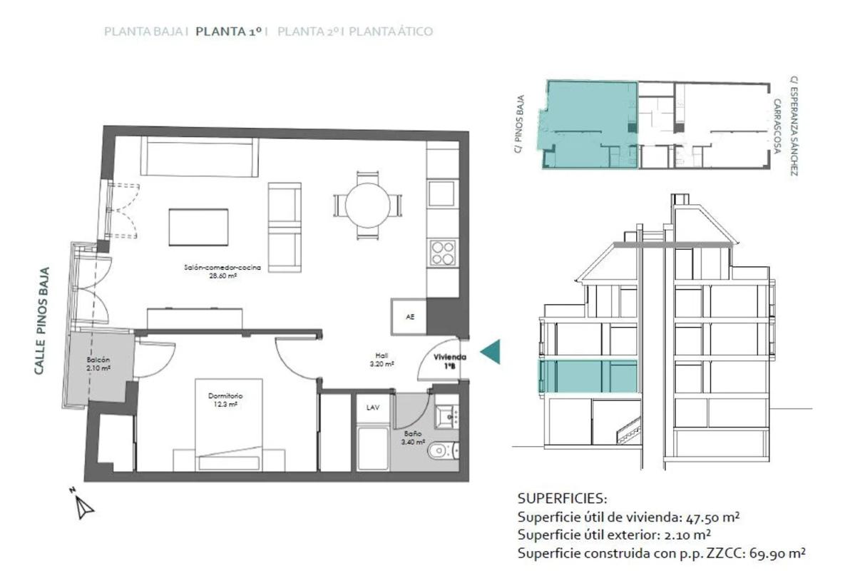 Venta de ático en Ático en Calle Esperanza Sanchez Carrascosa, 43, Valdeacederas, Madrid, Madrid plan 4