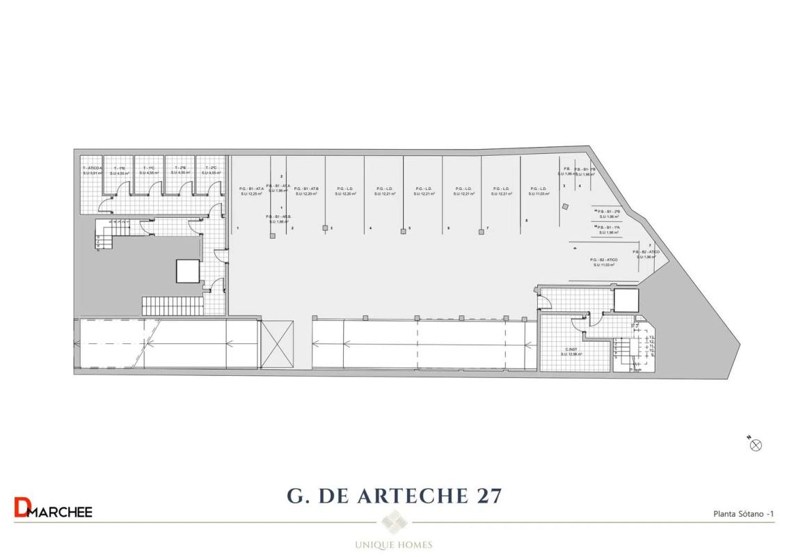 Продажа гаража на  Gomez de Arteche, 27 , Мадрид plan 1