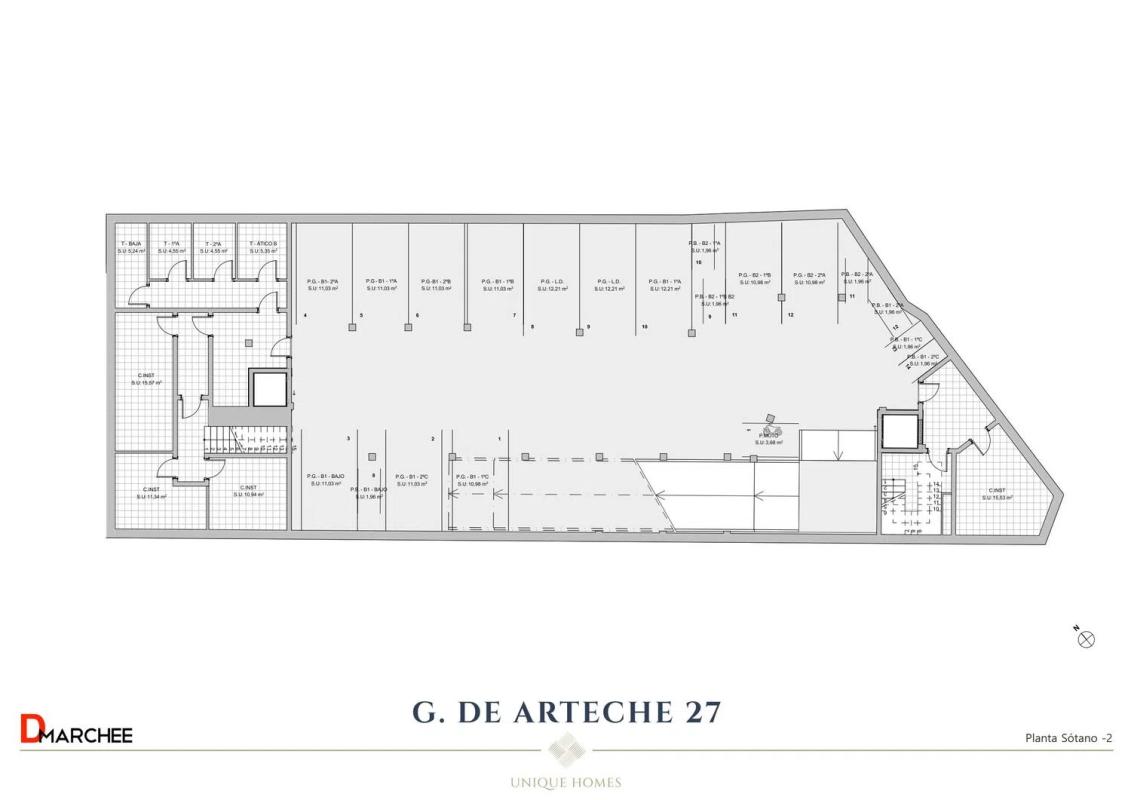 Продажа гаража на  Gomez de Arteche, 27 , Мадрид plan 2