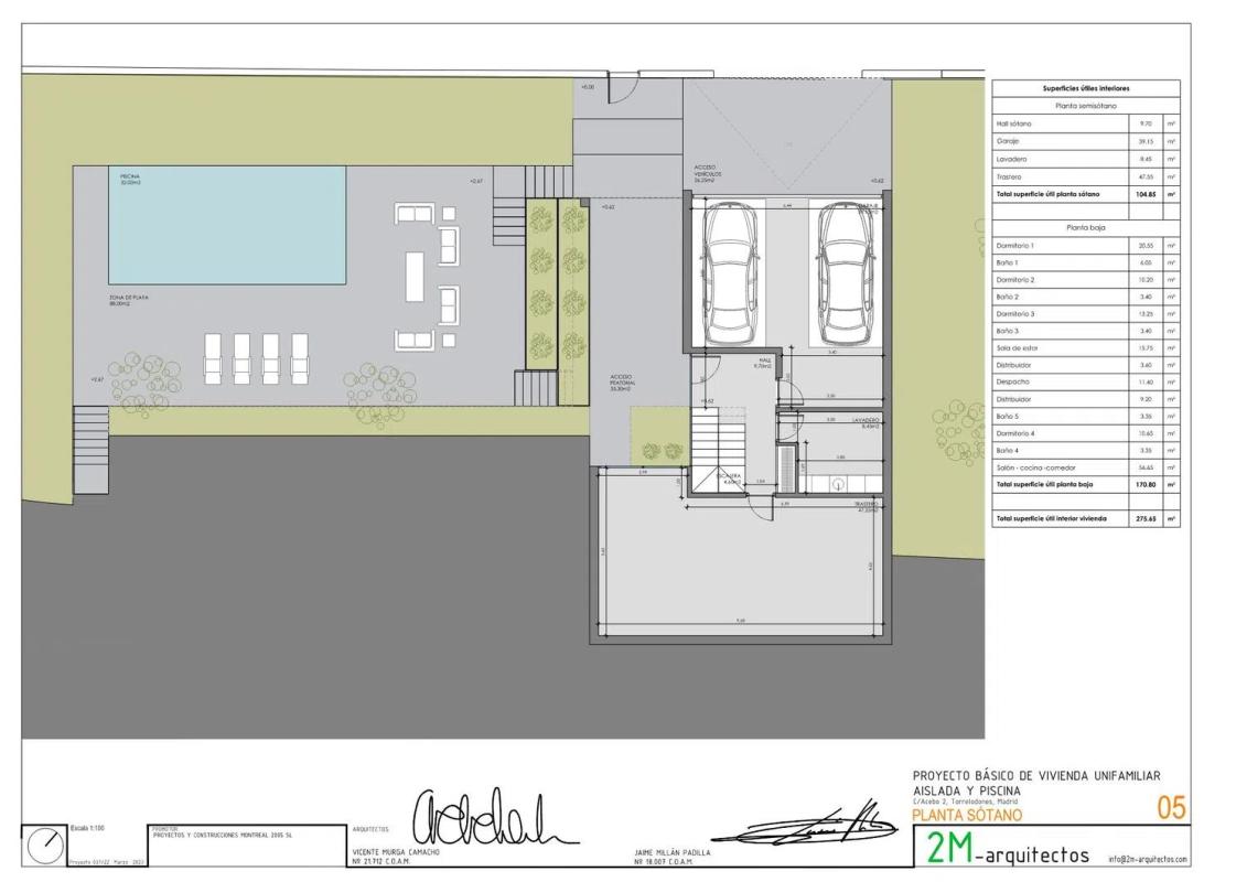 Obra nueva Acebo Hills en Torrelodones (Revista) plan 1