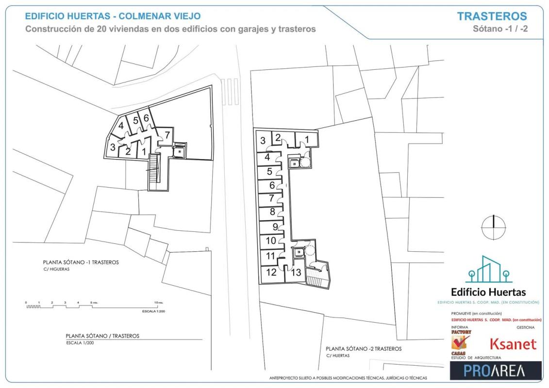 Obra nueva EDIFICIO HUERTAS en Colmenar Viejo (Revista) plan 1