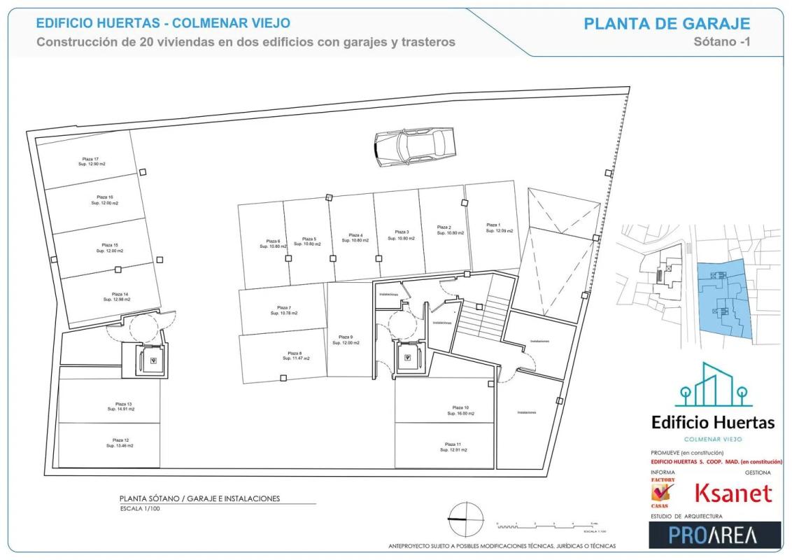 Obra nueva EDIFICIO HUERTAS en Colmenar Viejo (Revista) plan 2