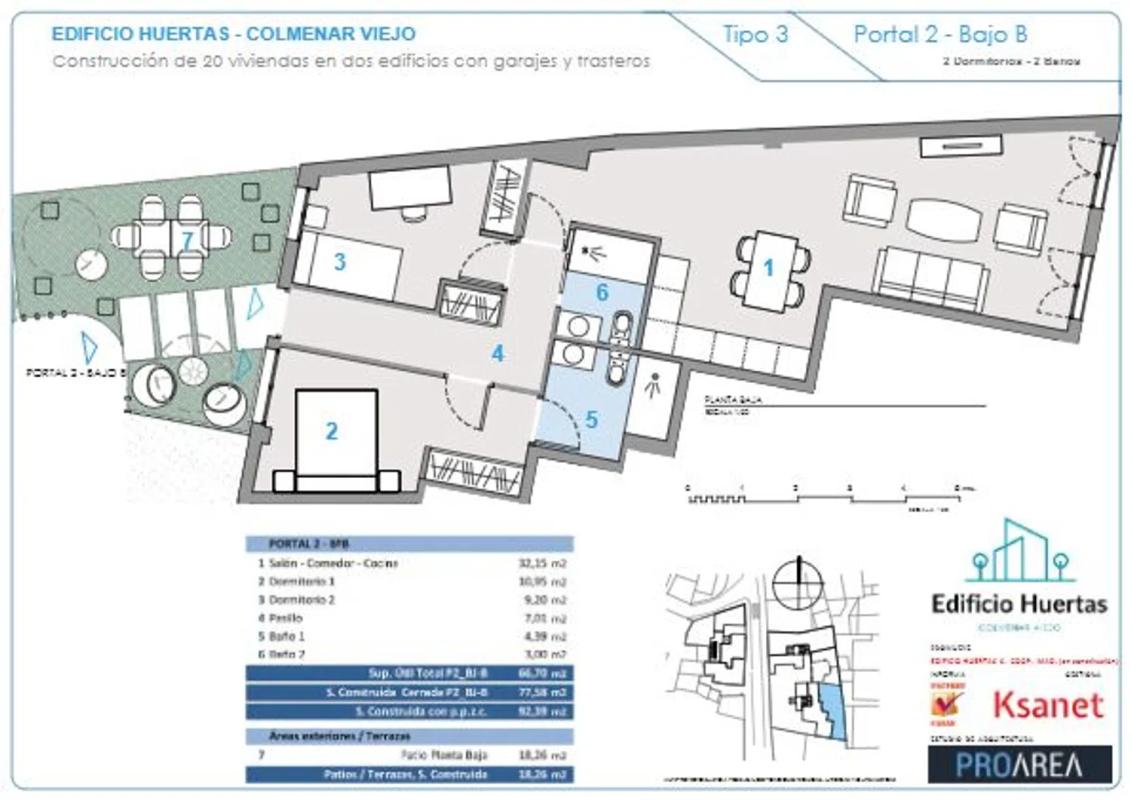 Obra nueva EDIFICIO HUERTAS en Colmenar Viejo (Revista) plan 5