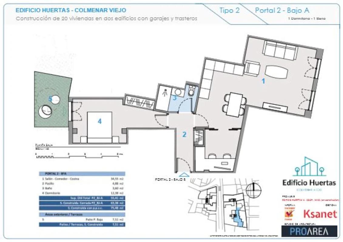 Obra nueva EDIFICIO HUERTAS en Colmenar Viejo (Revista) plan 12
