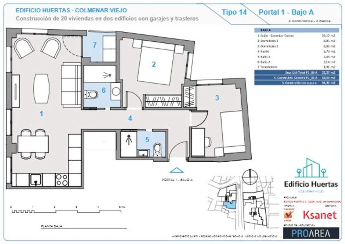 Obra nueva EDIFICIO HUERTAS en Colmenar Viejo (Revista) plan 14