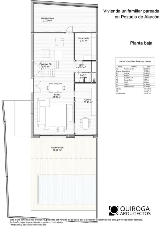 Obra nueva Chalet pareado en Pozuelo de Alarcón en Pozuelo de Alarcón (Revista) plan 4