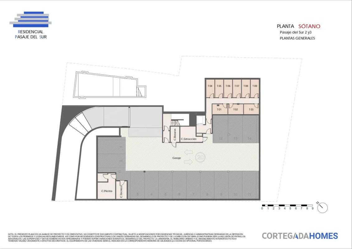 Obra nueva Residencial Pasaje del Sur en Pozuelo de Alarcón (Revista) plan 1