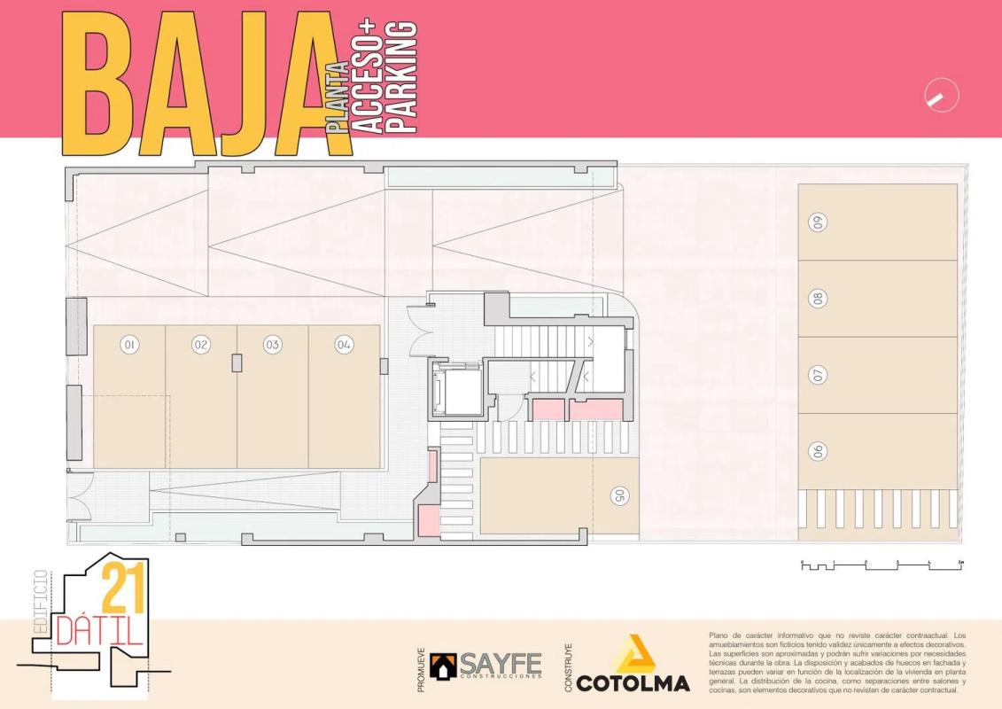 New construction Dátil 21 in Madrid plan 1